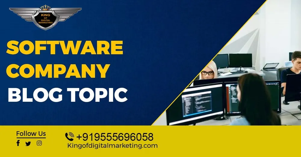 Top Blog Ideas For Software Company: Software Company Blog Topics