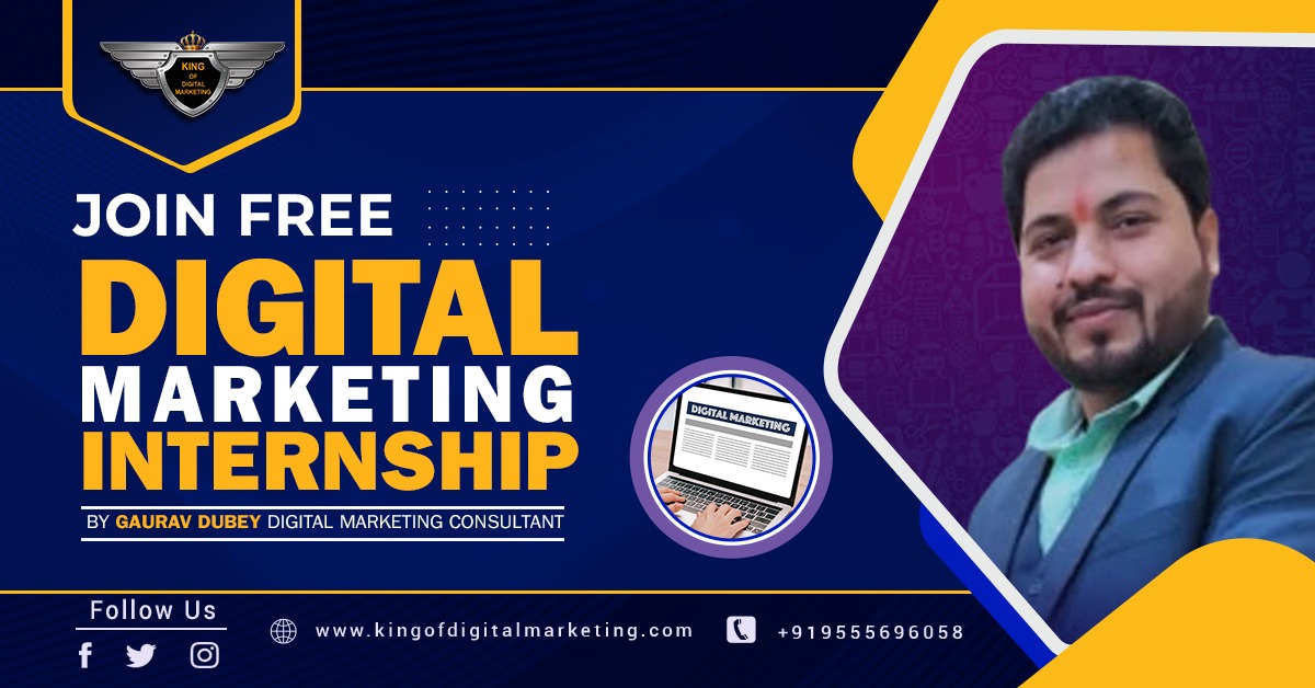 Free Digital Marketing Internship By Gaurav Dubey