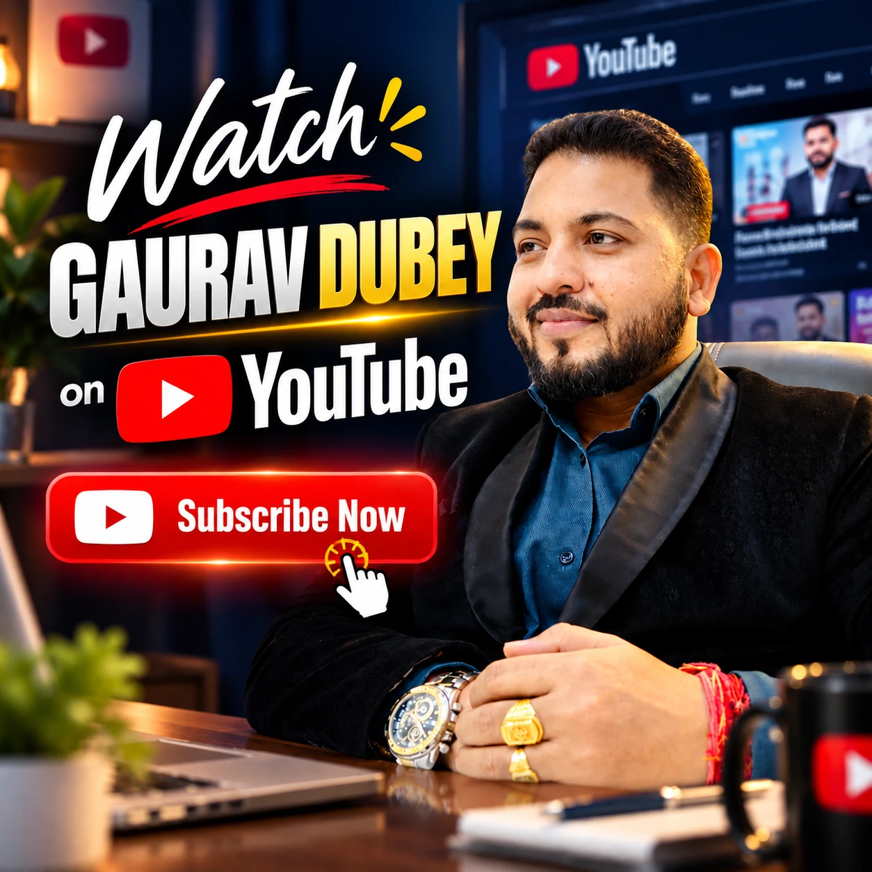 Watch Gaurav Dubey on YouTube