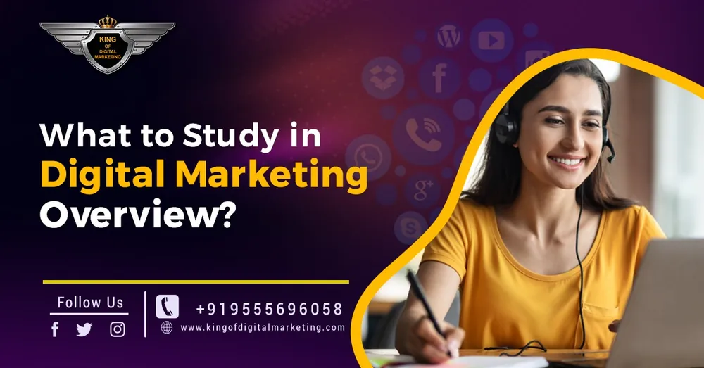 What to study in Digital Marketing Overview?