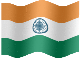 Indian Tiranga Waving Flag